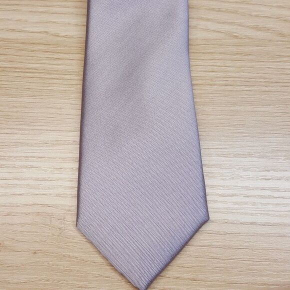 ALFANI Mens Neck Tie Solid Light Pink Textured Modern Classic - Picture 1 of 5